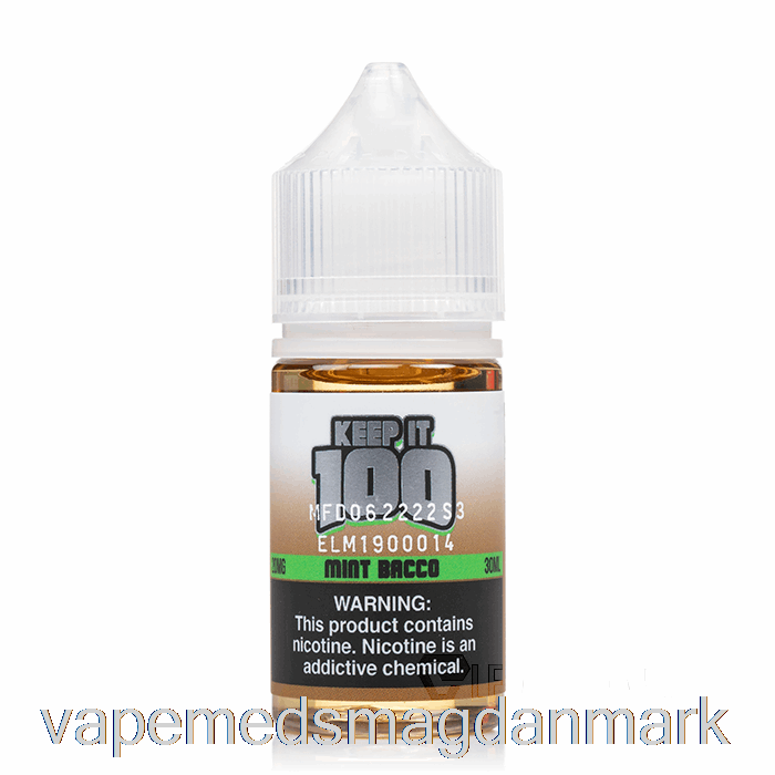 Engangs Vape Danmark Mynte Baccosalte - Se Det 100 - 30ml 50mg